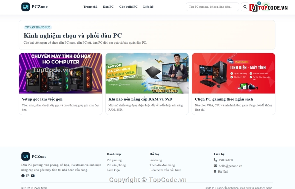website bán máy tính,bán website,web máy tính